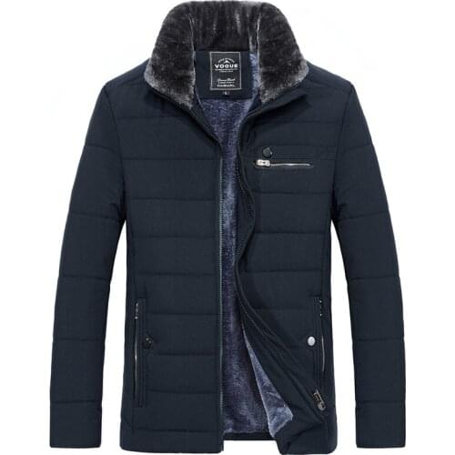 Men Winter Jacket Parkas High Quality Cotton Padded Wadded Thick Warm Outerwear Casual Coats Men jaquetas masculina inverno