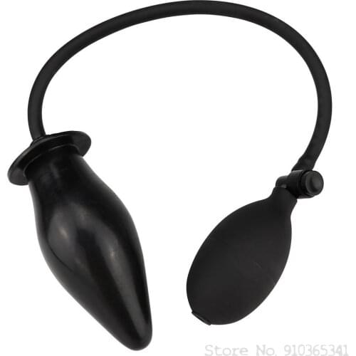 Inflatable Buttplug Huge Dildo Anal Dilator Balls, Sex Toys Anal Plugs for Men Women Big Anal Pump Extender Prostate Massager
