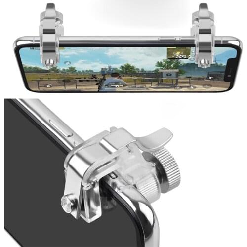New Metal Smart Phone Mobile Gaming Trigger for Mobile Game Fire Button Aim Key L1 R1 Shooter PUBG Controller