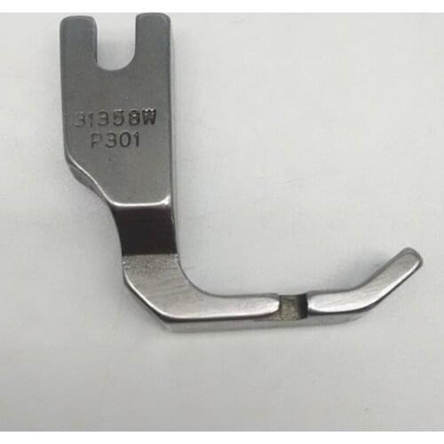 Industrial sewing machine sewing machine parts left-sided zipper foot 31358W/P301 steel plate width 8MM feed plate inactivity