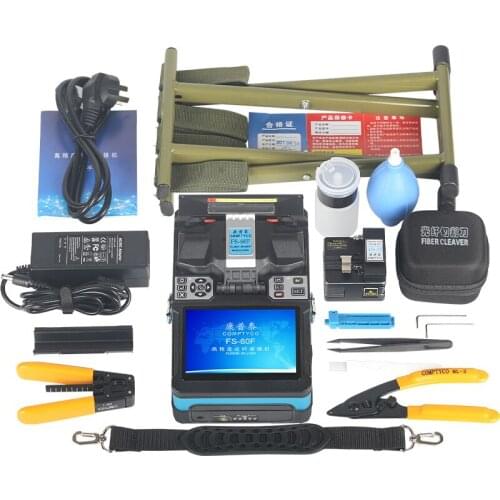 FS-60F New product promotion COMPTYCO FTTH Fiber Optic Welding Splicing Machine Optical Fiber Fusion Splicer High Performance