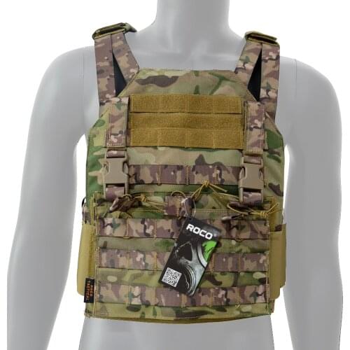 ROCOTACTICAL RECON Tactical Molle Vest with Detachable M4 Mag Pouch Lightweight Molle JPC Tactical Vest