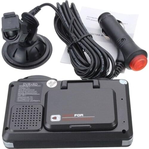 Dash Cam 1080P HD Dual Camera Cars Mount Video Record with Radar Speed Tester