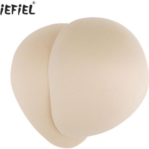 1Pair Sponge Bra Inserts Pad Sexy Bikini Padding Breast Enhancer Cups for Women Lingerie Removable Push Up Bra Accessories
