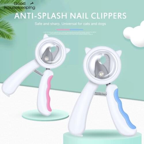 1PC Professional Cat Nail Clippers Stainless Steel Dog Nail Scissors Pet Trimmer Tool Accessories Pet Cleaning Grooming Products