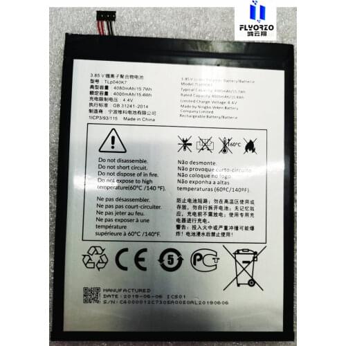 100% Brand new high quality 4080mAh/4000mAh TLP040K7 Battery For Alcatel TLP040K7 Mobile Phone