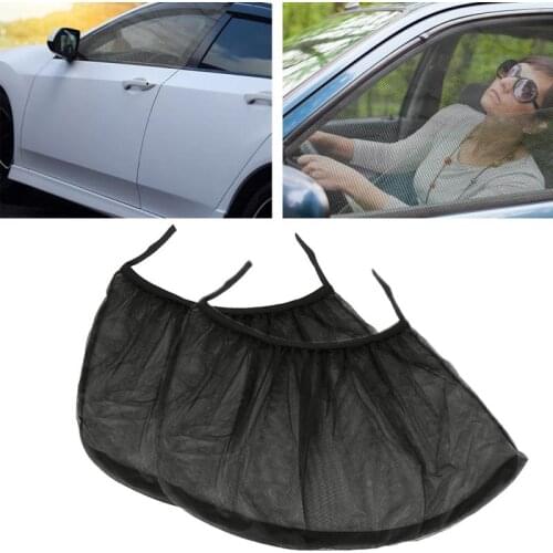 2/6/10pcs Car Styling Accessories Sun Shade Auto UV Protect Curtain Side Window Sunshade Mesh Sun Visor Protection Window Films