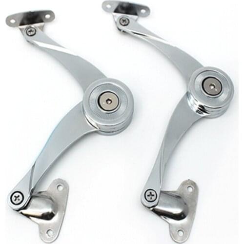 2PCS Stop the support bar at will Zinc alloy Mechanical cabinet wardrobe support bar