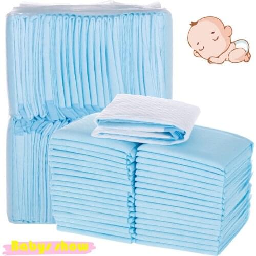 20/40/100 pcs Baby Nursing Pad Disposable Diaper Paper Mat for Adult Child baby Absorbent Waterproof Diaper Changing Mat