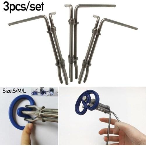3Pcs/set Hydraulic Cylinder Piston Rod Seal Up U-cup Boost Installation Installer Seal Gasket Hydraulic Controlle Tool Kit