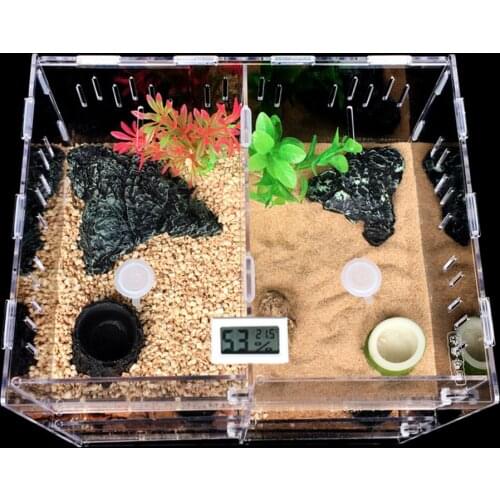 Acrylic Climbing Pet Box Reptile Feeding Box Transparent Multi-crawl Climbing Pet Box Acrylic Scorpion Hatching Reproduction