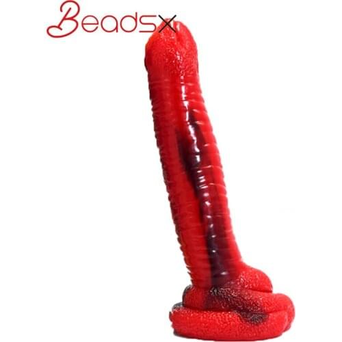 Anal Plug Big Adult Sex Toys For Men Snake Head 4.9cm Masturbation Stick Effective Length 20.5cm Anal Expander Massage Prostate