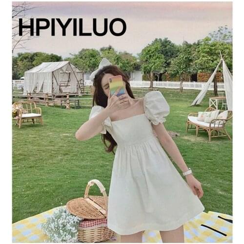 HPIYILUO Short Sleeve Dresses