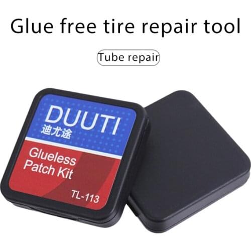 Bike Tire Patch Repair Tool Tyre Protection No-glue Adhesive Quick Drying Patch Bike Bicycle Fix Tool Fast Tyre Tube Glueless