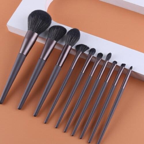 Makeup Brushes 10 PCs Makeup Brush Set Premium Synthetic Powder Brush Blending Face Blush Sculpting Eye Shadows Make Up Brushes