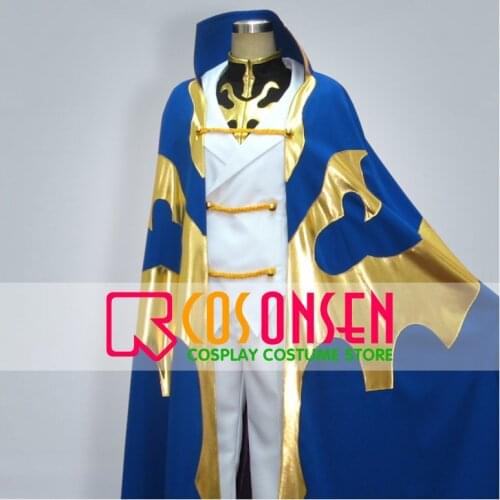 COSPLAYONSEN Code Geass R2 Kururugi Suzaku Riding Dress Cosplay Costume All Size