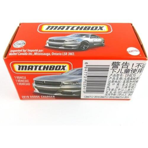 2021 Matchbox Cars 2018 DODGE CHARGER 1/64 Metal Diecast Collection Alloy Model Car Toys