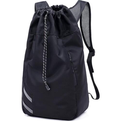 Outdoor Mens Sports Gym Bags Basketball Backpack School Bags For Teenager Boys Soccer Ball Pack Laptop Bag Football Net Gym Bag