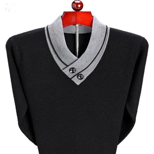 Mens Sweater New Pullovers Cashmere Knit Coat Men Autumn Winter Fashion knitwear Outerwear Sweaters Mens Male clothes