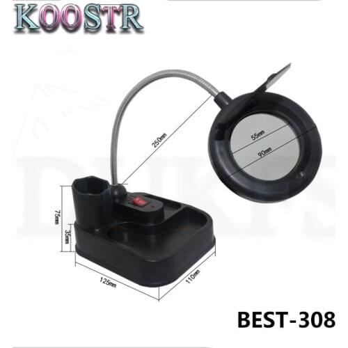 Desk lamp with magnifier with LED light BST-308