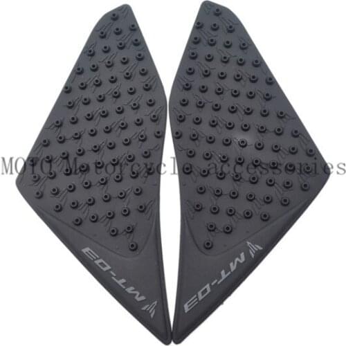 New Motorcycle Tank Traction Pad Decals Side Knee Grip Protector for yamaha MT03 MT-03 2015 2016 Knee Grip Decals Stickers