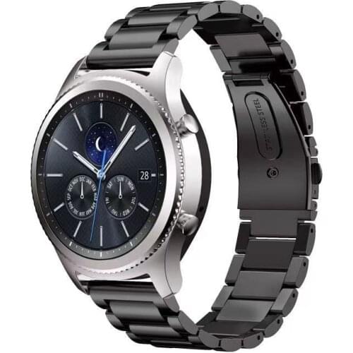 Stainless steel Strap For Samsung Gear S3 Frontier/Classic Business Watchband For Samsung Galaxy Watch 3 45mm Bracelet Accessory