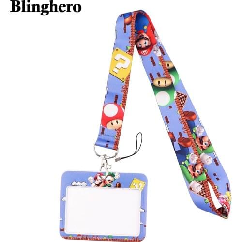 CB656 Cartoon Neck Strap Lanyard for keys ID Card Cell Phone Straps USB Badge Holder DIY Neck Strap Hang Rope Lariat Lanyards