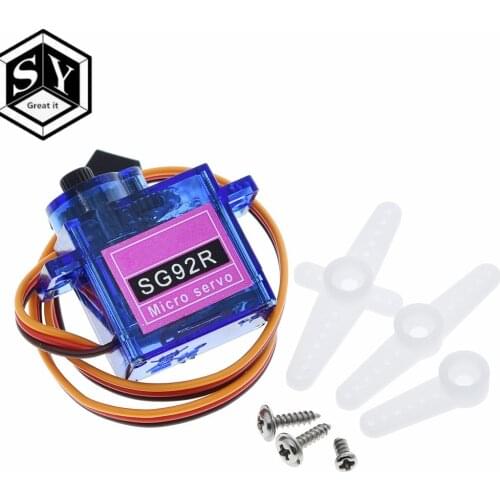 SG92R 2.5KG Micro 9g Servo Nylon Carbon fiber Gears Replace SG90 For RC Model Aeromodelling Helicopter Parts