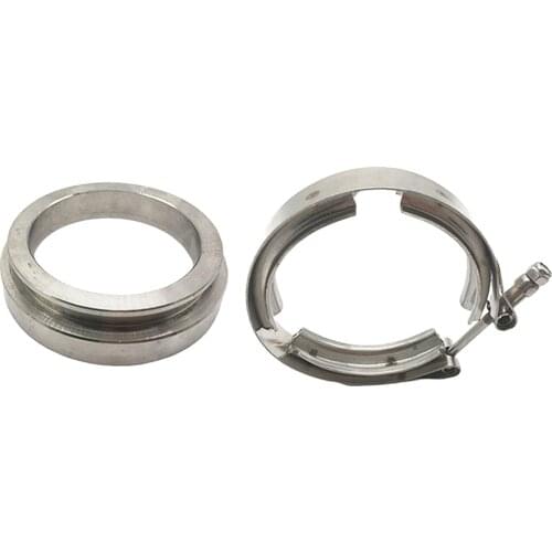 Turbocharger 3.25 Inch Exhuast V-band Clamps & Flange Set Male Female Design