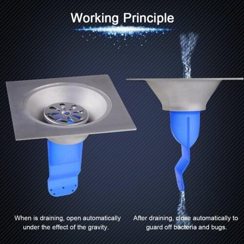 Floor Drain Seal Drain Deodorant Silicone Core Insect Control Backflow Preventer One Way Valve for Bathroom Pipes Tube In Toilet