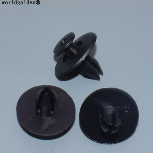 Worldgolden 100pcs plastic clip Mud Guard Fender Retaining Clip for Subaru 59122-AC030