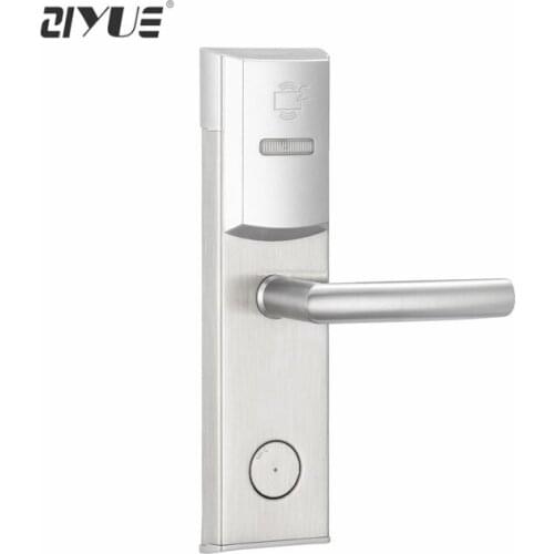 ZIYUE RFID Keyless Hotel Card Door Lock Access Control with RFID Card Key and Management Software