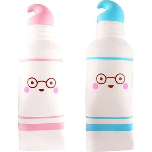 1PC New Cute Toothpaste Slow Rising Squeeze Squishy Healing Fun Kids Toy Phone Straps Charm Keychain Gift Stress Stretch Toys