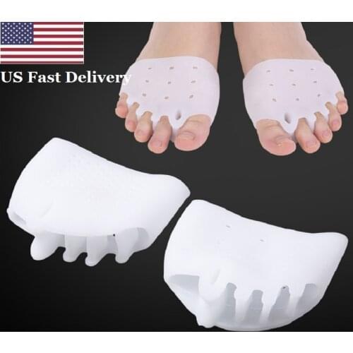 US 2PCS Bunion Splint Big Toe Straightener Corrector Pain Relief Hallux Valgus Correction Orthopedic Supplies Pedicure Feet Care