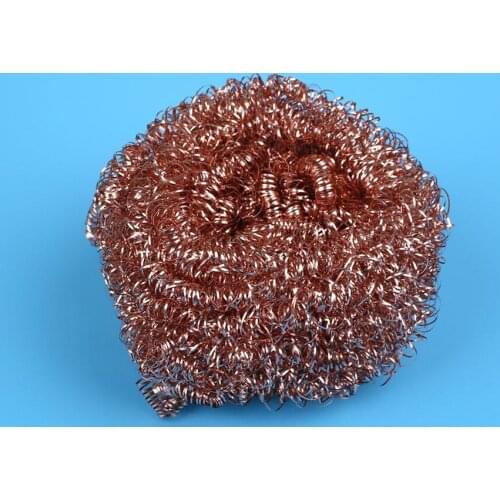 Soldering Solder Iron Tip Copper Wire Cleaner Steel Cleaning Wire Sponge Ball Practical Soldering Solder Steel Tip Cleaner