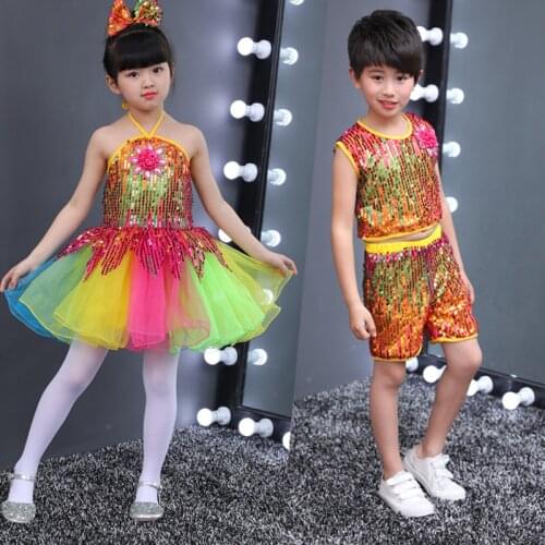 Girls Ballet Dress For Children Girl Dance Kids Sequins Ballet Costumes For Girls Tutu Dance Girl Stage Dancewear Performance