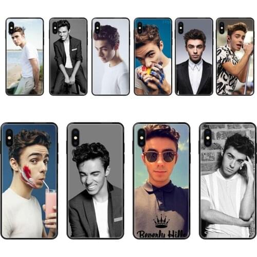 Black Soft TPU Luxury Fashion Phone Case Nathan Sykes For Galaxy Note 4 8 9 10 20 Plus Pro J6 J600 J7 J730 J8 J810 M30s M80s