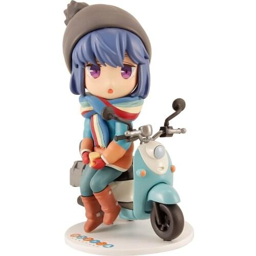 7cm Japanese original anime figure Kagamihara Nadeshiko Laid-Back Camp Q version action figure collectible model toys for boys