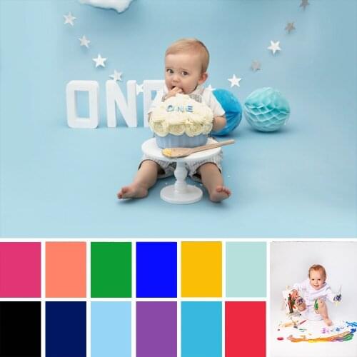 Mocsicka Solid Color Photography Backdrop Kids Adult Portrait Photo Background Green Red Black Blue Background for Photo Studio