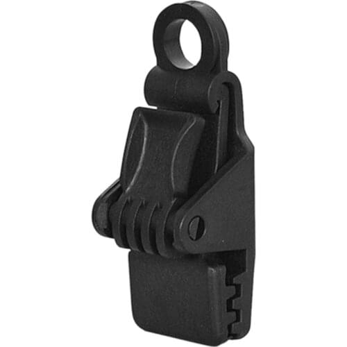 Outdoor Survival Awning Clip Portable Black Tent Hool Clamp Tarp Tarpaulin Snap Fastness Clip Emergency Gear