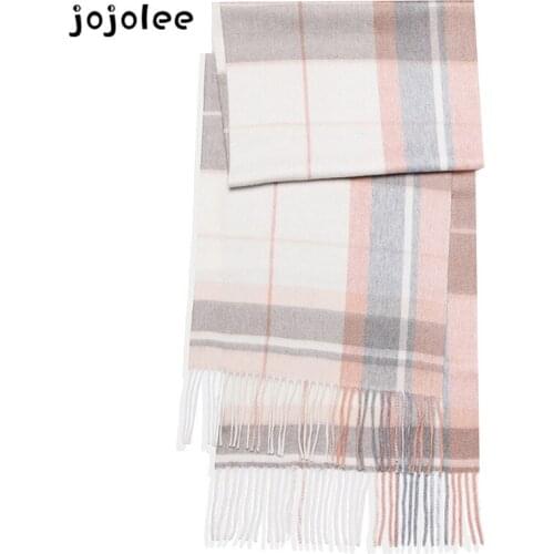 2020 new fashion Autumn and winter new British Plaid cashmere scarf for men and women with warm tassel scarf