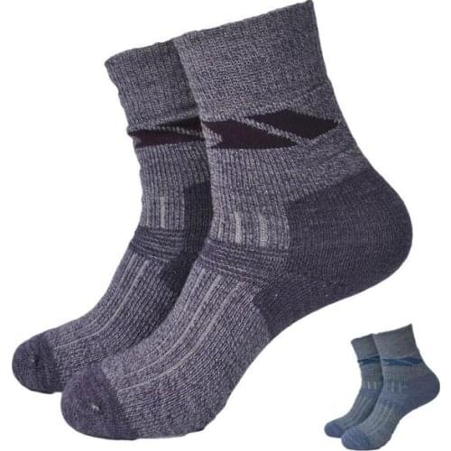 OUT-230Outdoor Original Single 55% Wool Terry Thickening Winter Hiking Socks Travel Socks Womens Socks Mens Socks 4 Colors