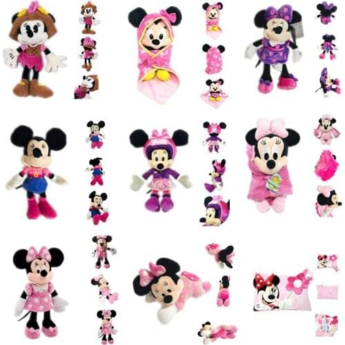 Free shipping Disney minnie 1pieces/lot mouse doll girl calm Hold pillow gift Childrens toys