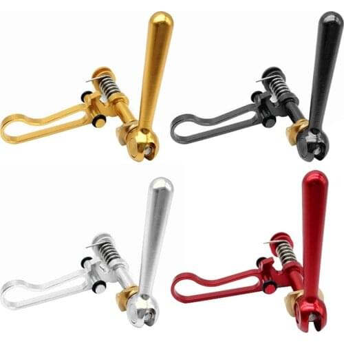 Titanium Alloy Seatpost Clamp Seat Tube Clip For Folding Bike Cycling Quick Release Tool bike accessories