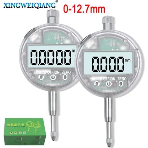 USB charging model 0-12.7mm digital display dial gauge waterproof and oil-proof touch digital display dial gauge