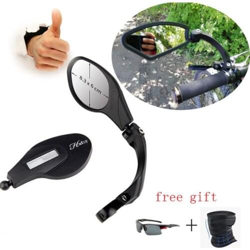 Bicycle Mirror MTB Bike Rearview Mirror Cycling Handlebar Back Eye Blind Spot Rearview Mirror Flexible Safety Bicycle Mirrors