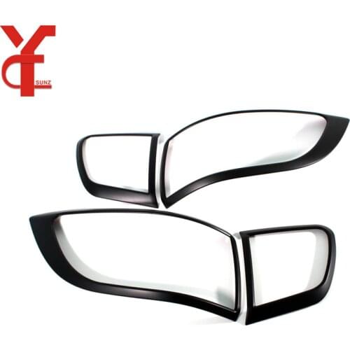 Matte Black Tail Lights Lamp cover ABS Rear Lights For Chevrolet TrailBlazer Holden 2016 2017 2018 2019