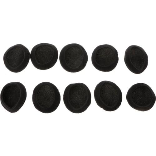 100% Brand New and High Quality 10Pcs 50mm Soft Sponge Headband Headphone Pad Cushion Headset Cover Replacement