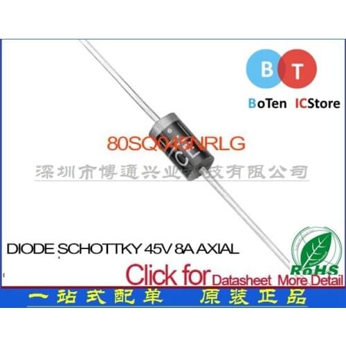 100% new origina DIODE SCHOTTKY 45V 8A 80SQ045NRLG AXIAL 80SQ045NRLG 045 Free shipping best match