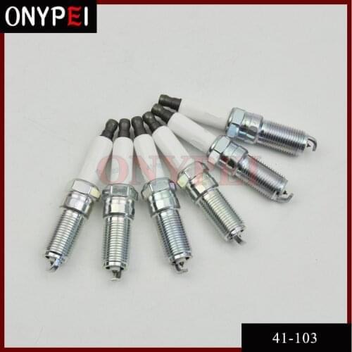 6pcs Iridium Spark Plug 41-103 ILTR5B-11 12625058 For Chevrolet GMC Hummer Pontiac 41103 IL7R5B11